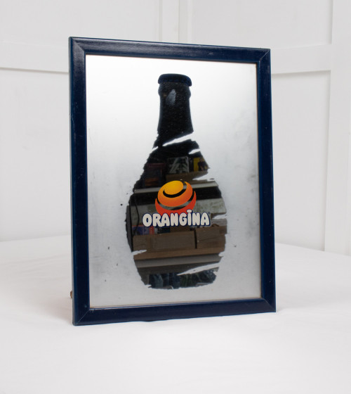 Miroir publicitaire ORANGINA