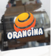 Espejo publicitario ORANGINA