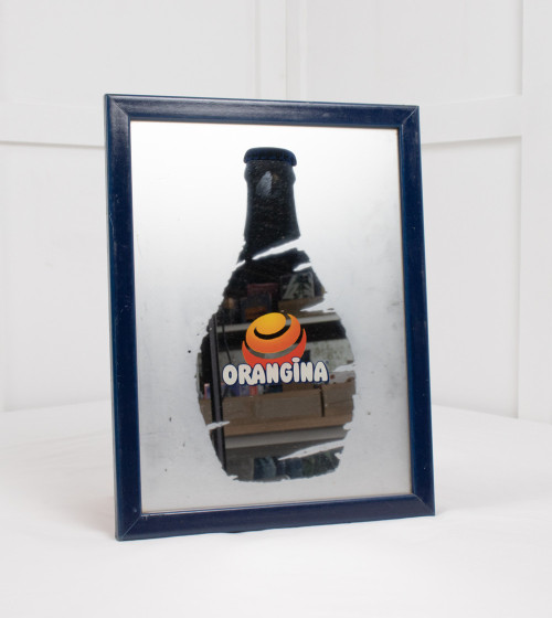 Miroir publicitaire ORANGINA