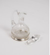 Aceitera cristal base plata (2u.) y salero