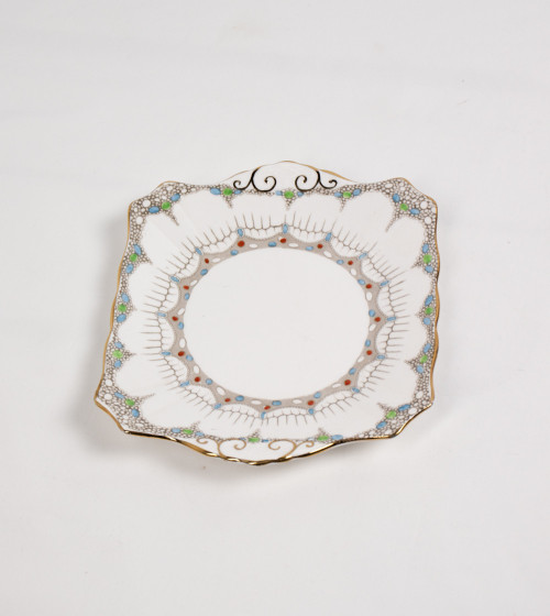 Servei de te punts de colors (21 peces)