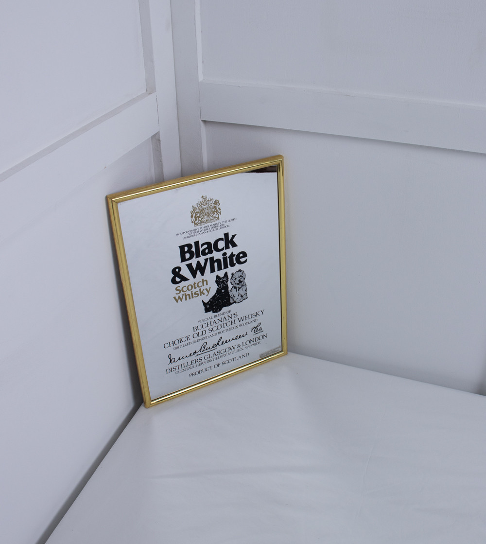 Miroir publicitaire BLACK&WHITE