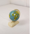 World globe with plastic stand