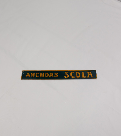 SCOLA advertising sign