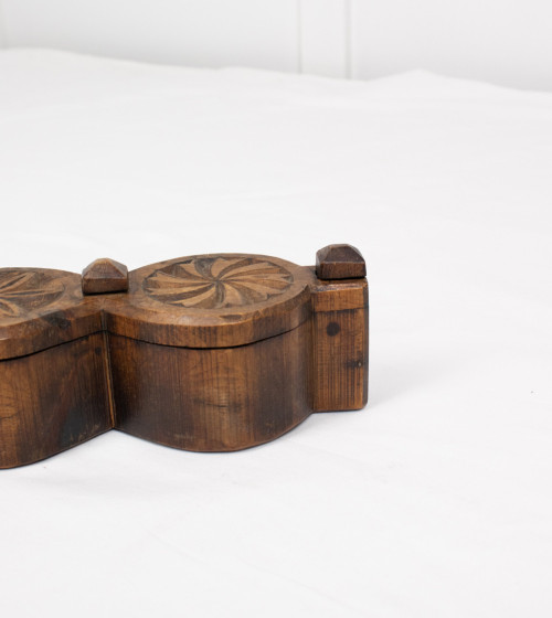 Salière et poivrier en bois