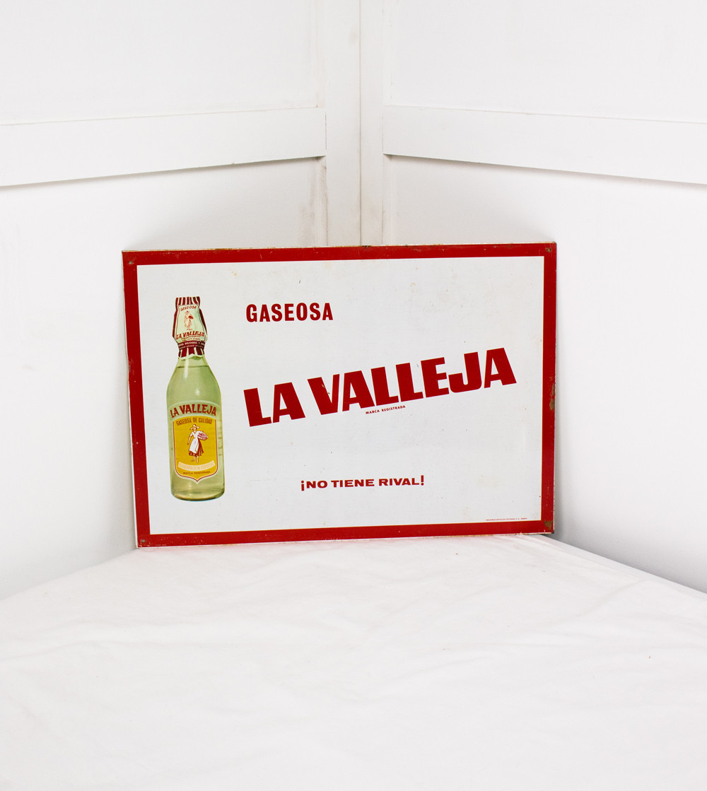 Placa metàl·lica LA VALLEJA