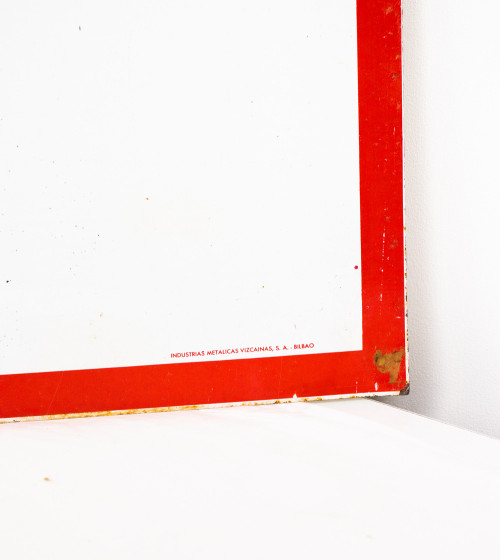 Plaque métallique LA VALLEJA