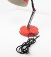 Lampe de table rouge articulée