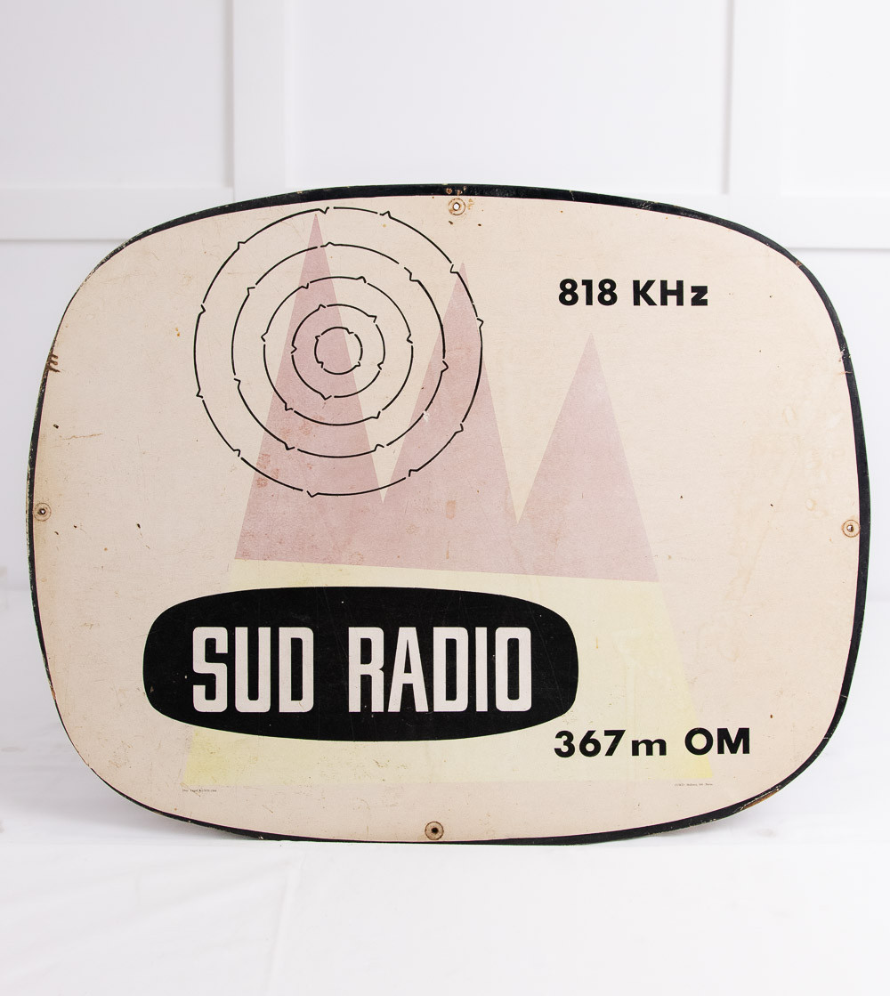 Panneau publicitaire Sud Radio