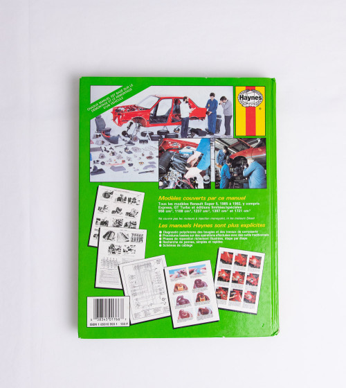 Manuel d'entretien RENAULT super 5 - Français