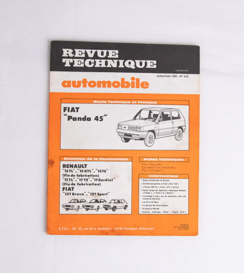 Magazine technique automobile FIAT panda 45 - Français