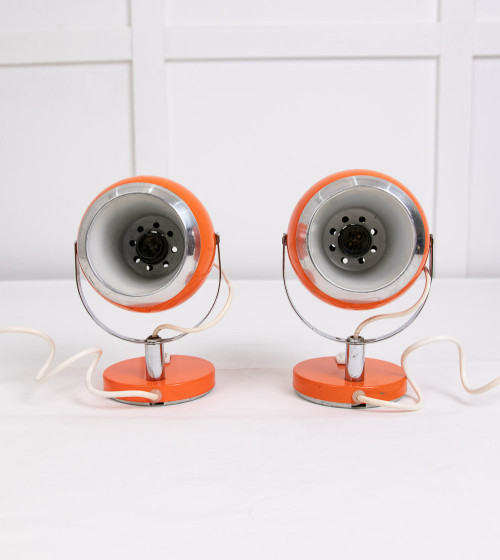 Conjunt lampares taronjes