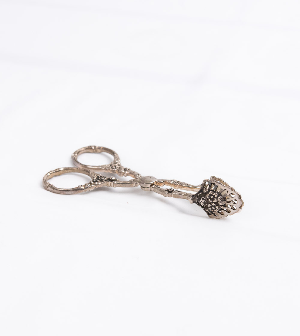 Pinça de plata per sucre