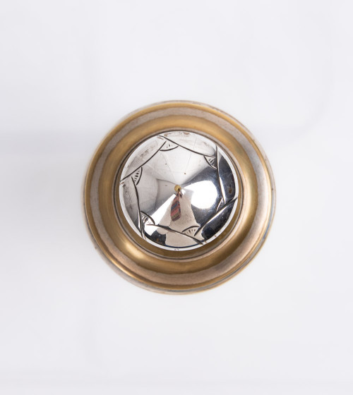 Coctelera metal plateado