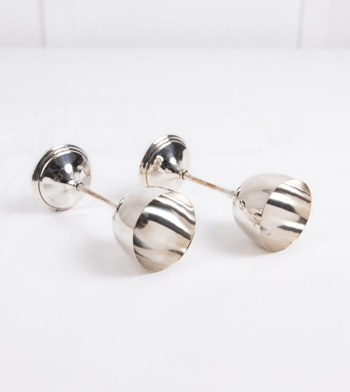 Verres à pied en argent (2 unités)