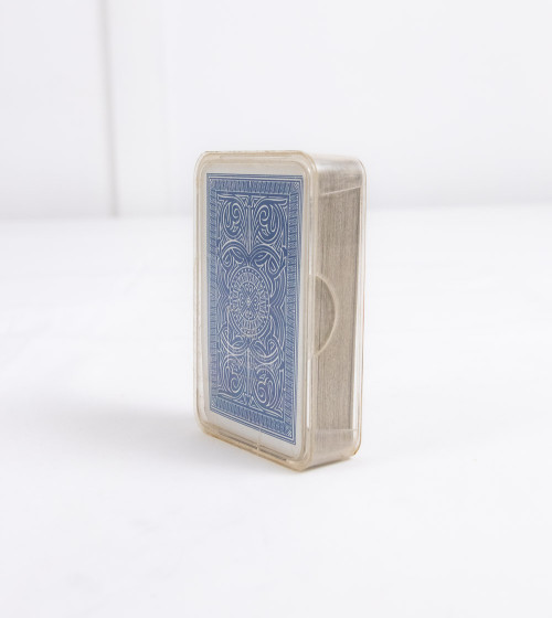 Juego de cartas tapa azul