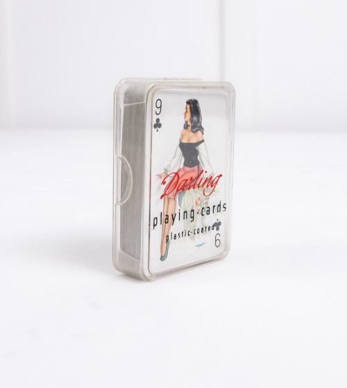 Juego de cartas tapa verda