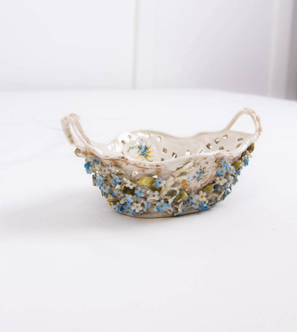 Cesta decorativa floral Cesta decorativa floral