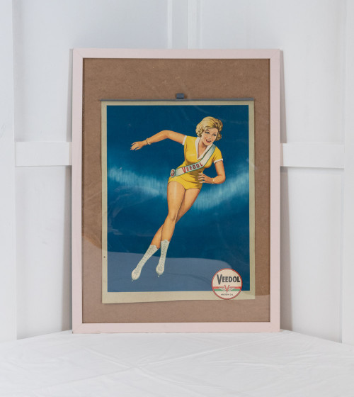 Pòster VEEDOL (dècada de 1950)