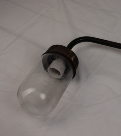 Aplique exterior con cristal